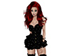 Black ruffle dress Xmas