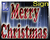 Merry Christmas sign-drv