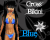 Cross Bikini Blue