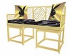 Gold Front Porch Couch