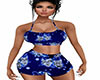 Blue Mask Short Fit