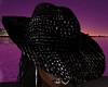 Black Snakeskin Hat