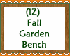 Fall Garden Bench