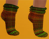 Mixed Plaid Sock Short F
