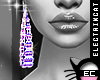 ! EC ⚜️ Purple Earrings Particle VU+