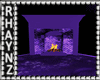 Purple Romance Fireplace