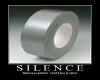 !B! Duct tape is silver