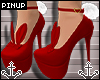 ⚓ | Bunny Heels Red