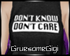 G| Don't Know/Care