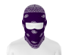 purple bandana ski mask