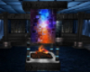 Colorful Sq Fireplace