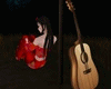 Blood Moon Gypsy Guitar
