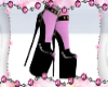 Nylon heels pink