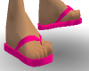 Hot Pink Flip flops