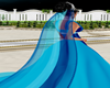 BLUE WEDDING VEIL