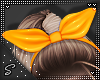 !S Cute Hair Bow Orange