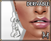 *M* DER - Heart Earrings