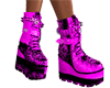 Hot Spike Boots Pink