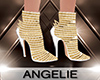 AK! Gold Angel Boots