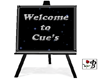 Cue's A Frame Sign