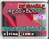 [IL] FLARED SUIT&BOOTS S