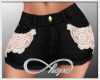 Lace Blk Skirt RLL Pearl