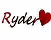 Ryder Red&Black Headsign