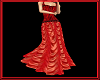 Red Satin Summer Dress