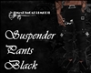 Suspender Pants Black