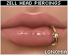 Zell Gold Lip Ring