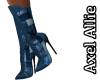AA Blue Patchwork Boot