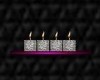:YL:Silver pink candles
