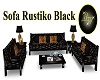Sofa Rustiko Black