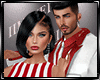 Wht/Red Dress Couple