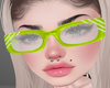 !M! Lime Green Glasses
