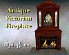 A Victorian Fireplace Gl
