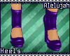 A* PVC Heels * Violet