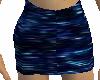 blue mini skirt