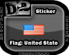 [D2] Flag United State