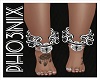 !PX SILVER ANKLE CHAINS