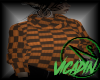 Pumpkin Check Sweater