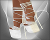 Cally White Heels