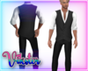 v black waistcoat set