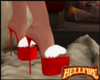 Santa Baby Red Slippers