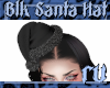 #RU Blk Goth Santa Hat
