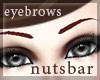((n: eyebrows dark red.