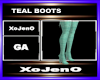 TEAL BOOTS