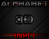E - 3D Alphabet