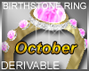 Birthstone Ring October