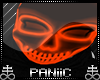 ♛ Neon Skull Mask F